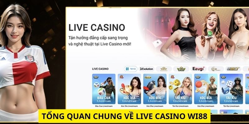 Tổng quan chung về Live Casino Wi88 hot nhất 2025